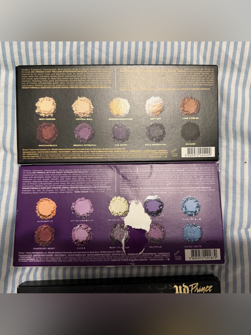 Urban Decay UD Prince Eyeshadow Palette - Black, Purple, Gold - Picture 2 of 3